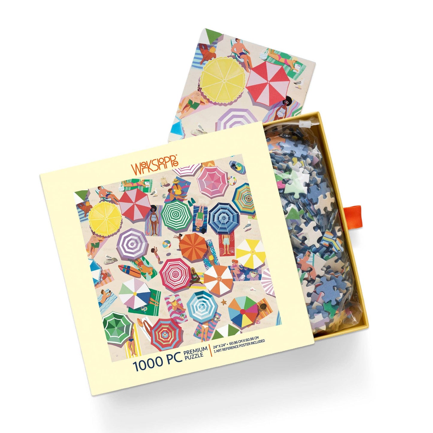 WerkShoppe - Beach Day 1000 Piece Summer Puzzle Gift f