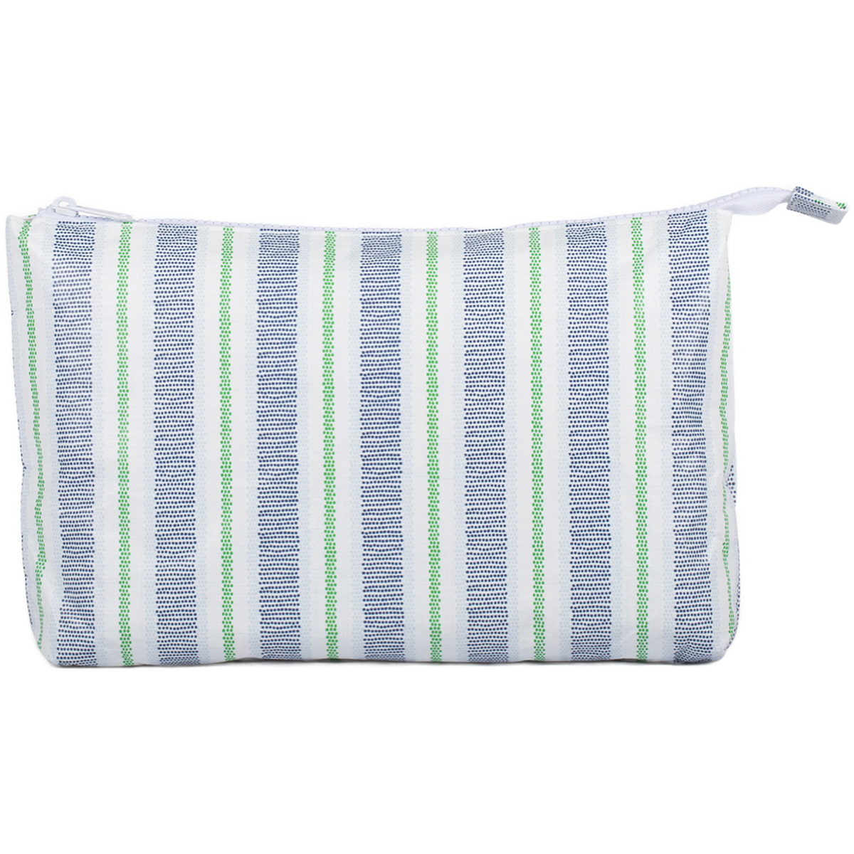 Medium Tyvek® Zipper Pouch | French Stripe