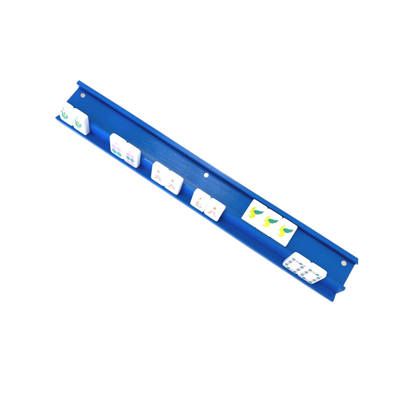 Peace Love Mahjong - Mahjong Racks & Pushers (Set of 4): Cobalt