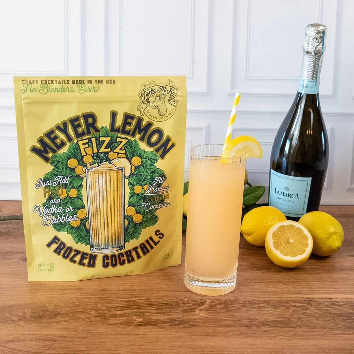 Meyer Lemon Fizz Frozen Cocktail