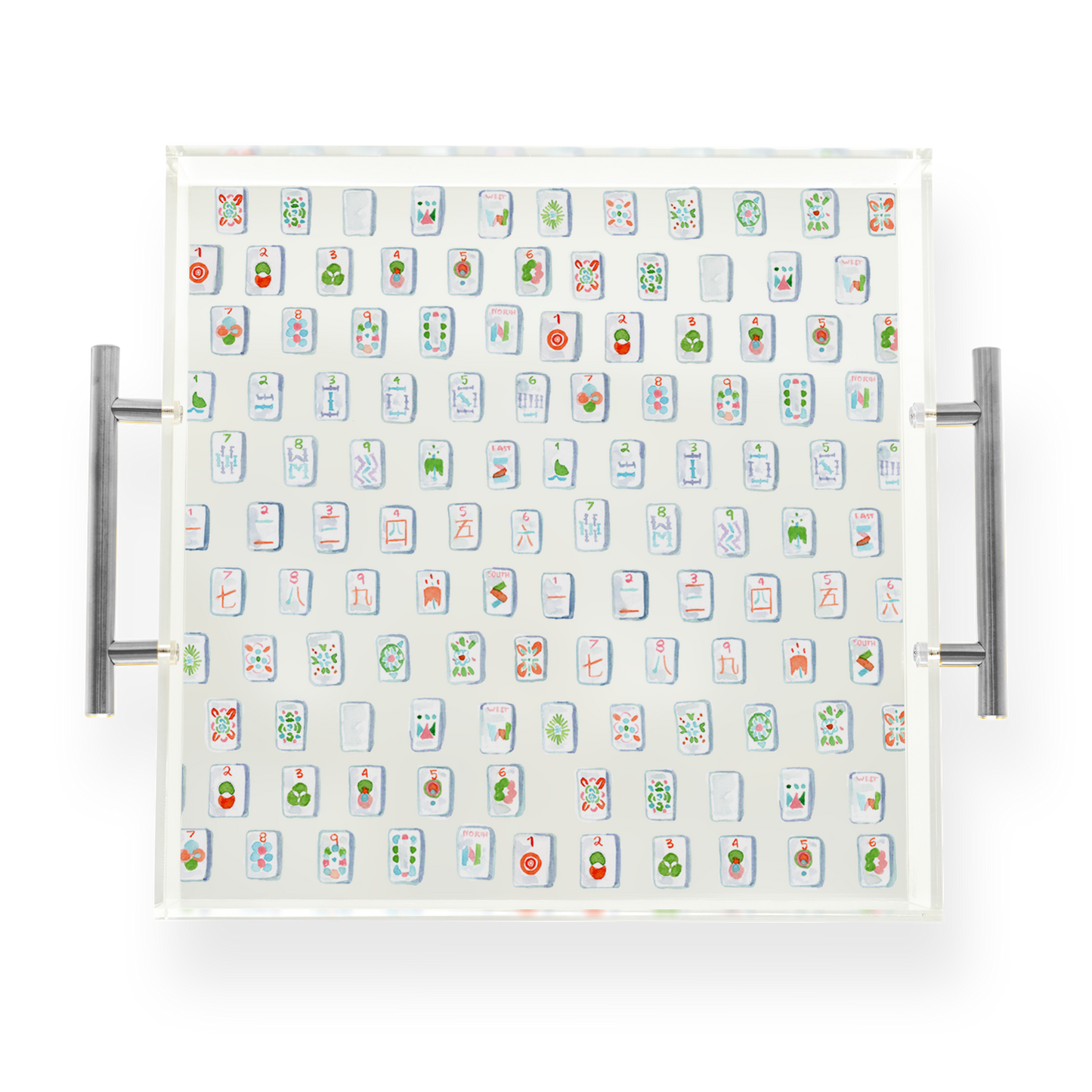 Taylor Paladino - Mahjong Tiles Acrylic Tray: GOLD