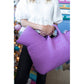 Peace Love Mahjong - Mahjong Bag - Woven Carryall with Matching Tile Pouch: Orchid