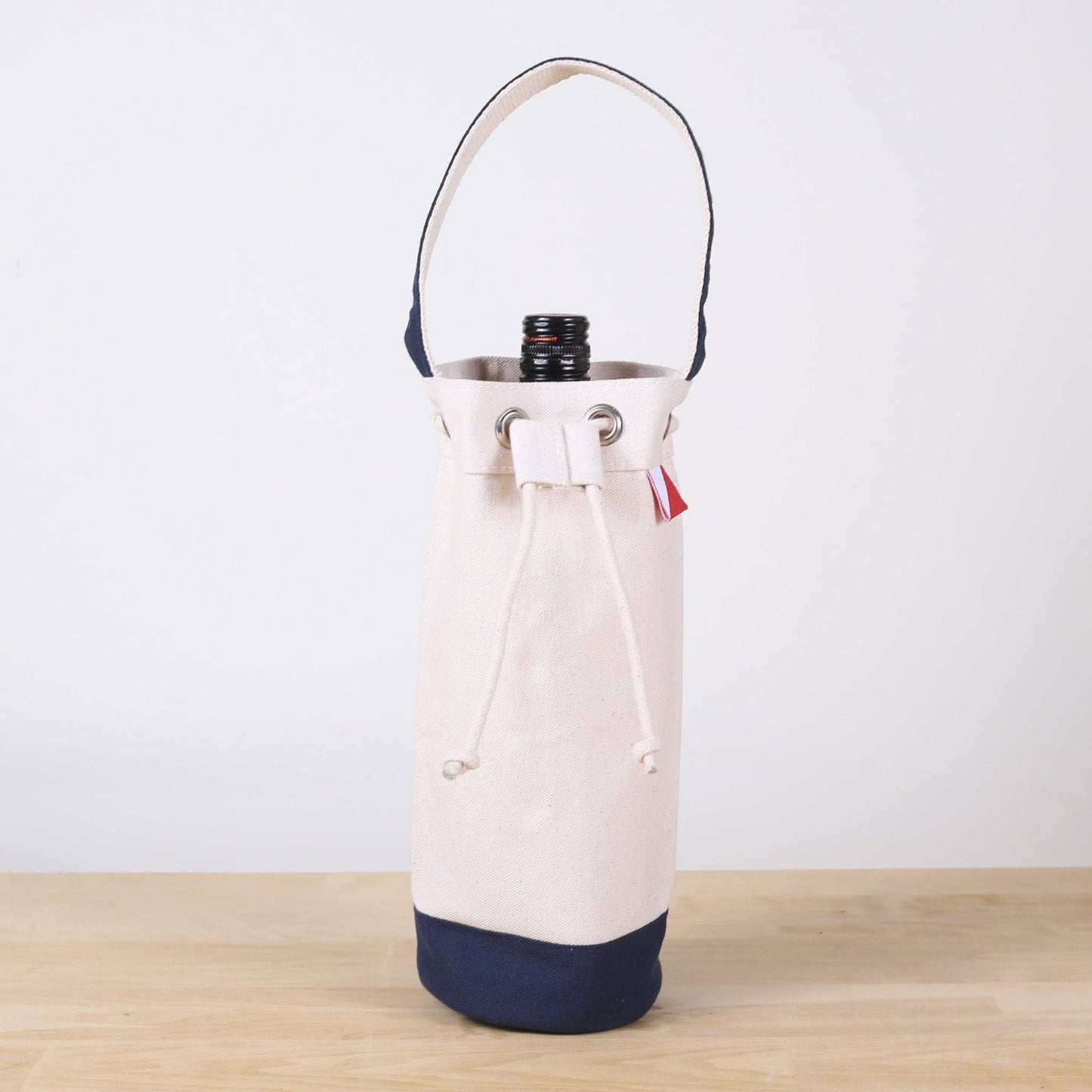 ShoreBags - Single Bottle Wine Champagne Bag: Navy