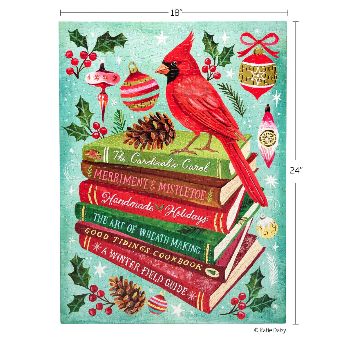 Holiday Bookclub Gold Foil Puzzle
