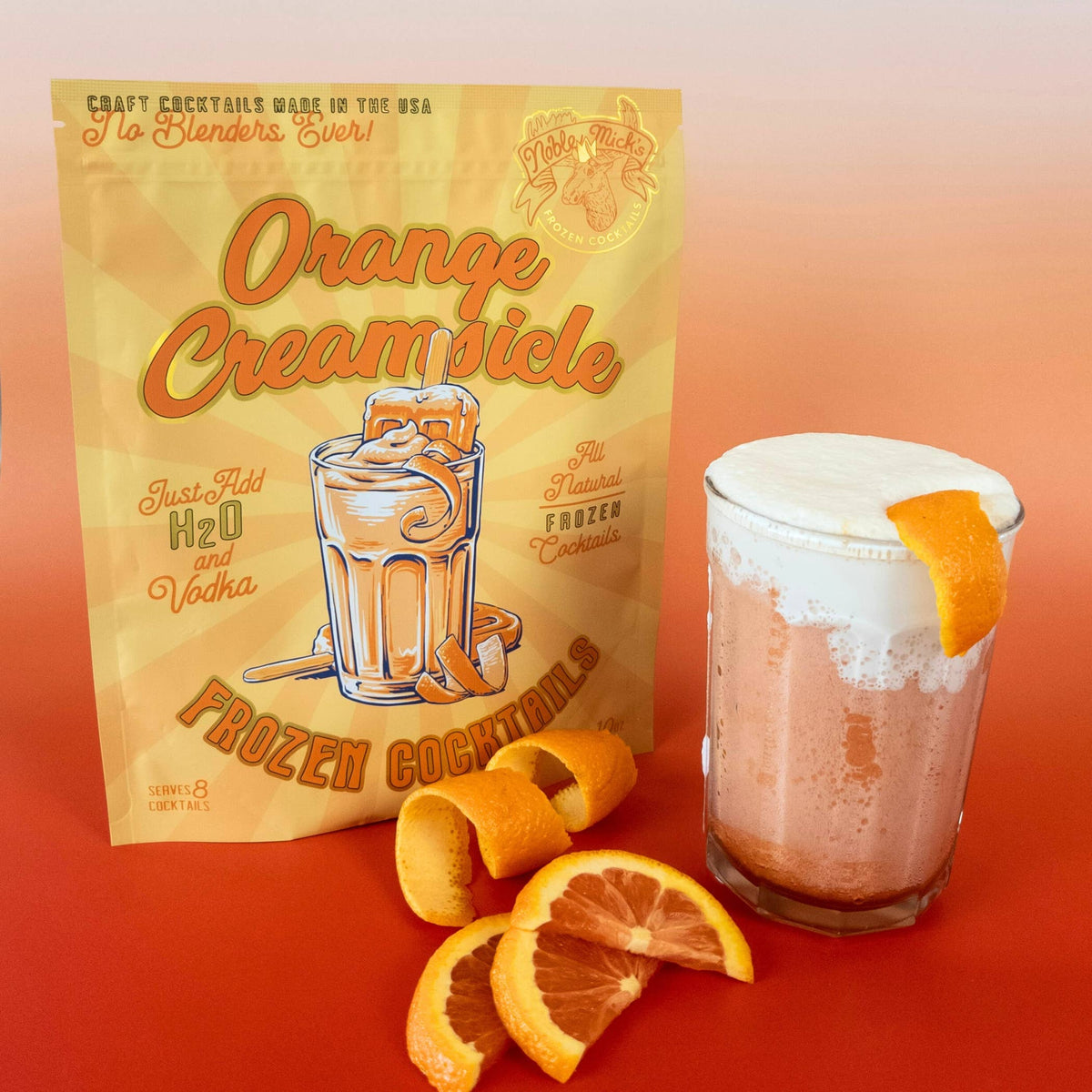 Orange Creamsicle Frozen Cocktail