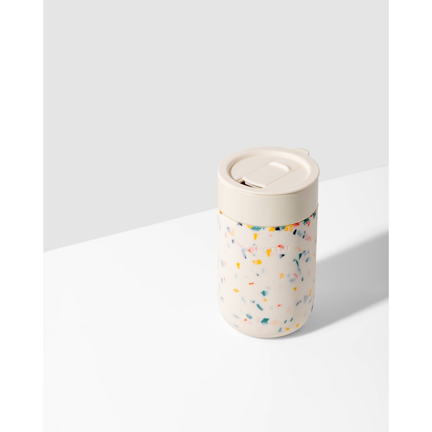 W&P - Ceramic Reusable Coffee Mug 16oz: Terrazzo Blush