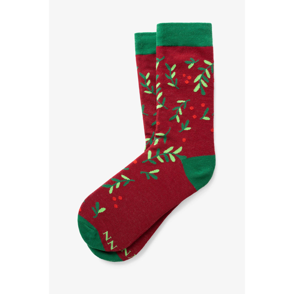 Under the Mistletoe Carded Cotton Sock