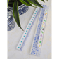Middle & Main Mahjong - Blue and White Chinoiserie Mahjong Rack and Pusher, Set of 4