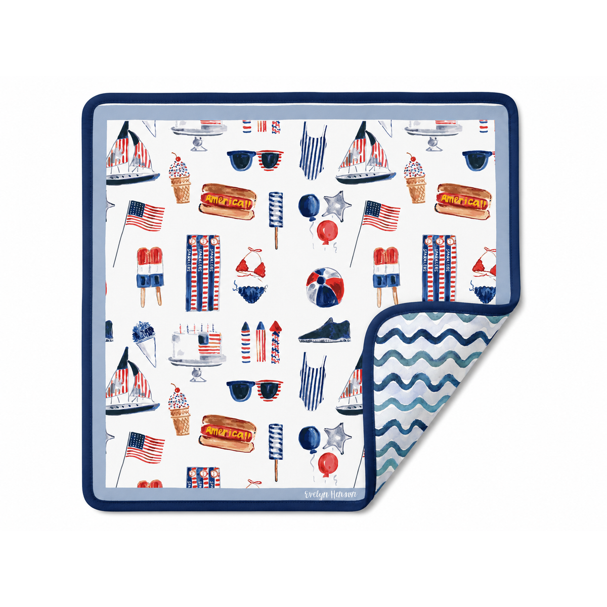 KEVA - Summer Fun Double-Sided Mahjong Mat (