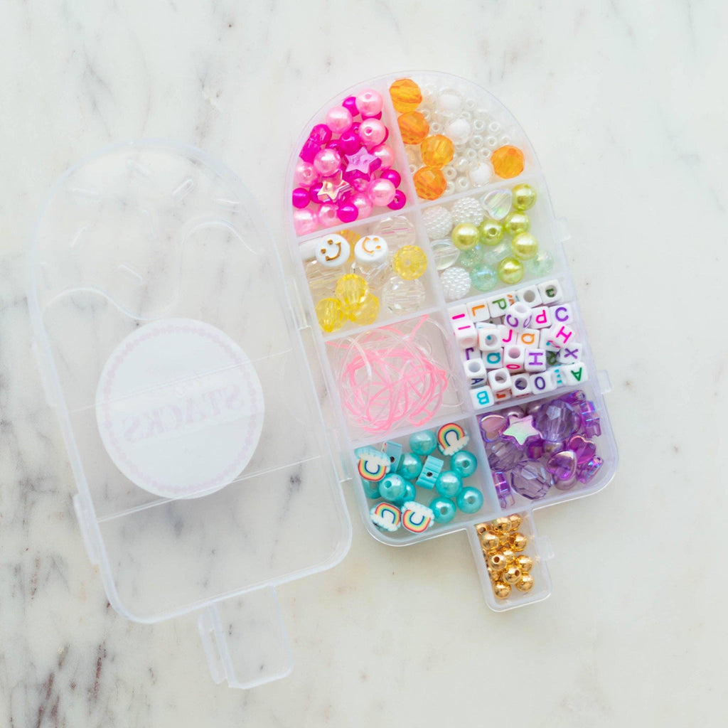 Little Stacks - The Rainbow Swirl Popsicle Bracelet Kit