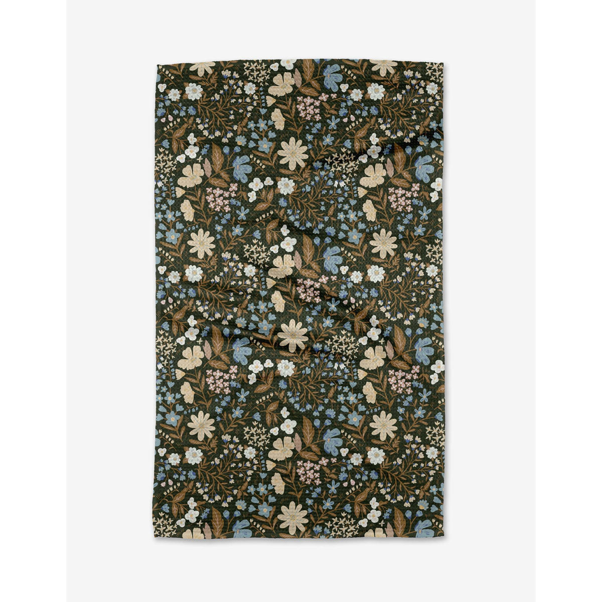 Cottage Meadow Sepia Tea Towel
