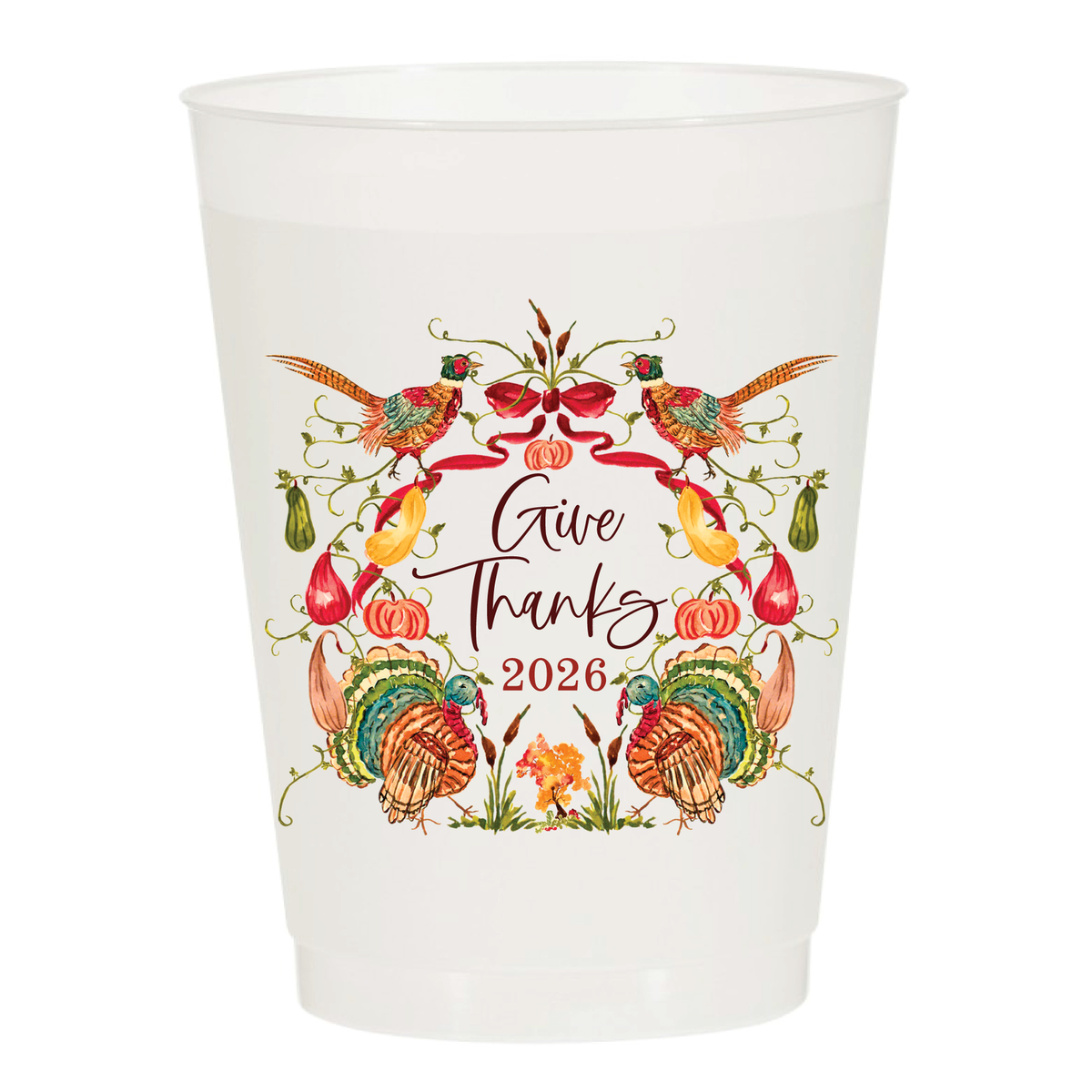 Give Thanks Autumn Harvest | Frosted Cup