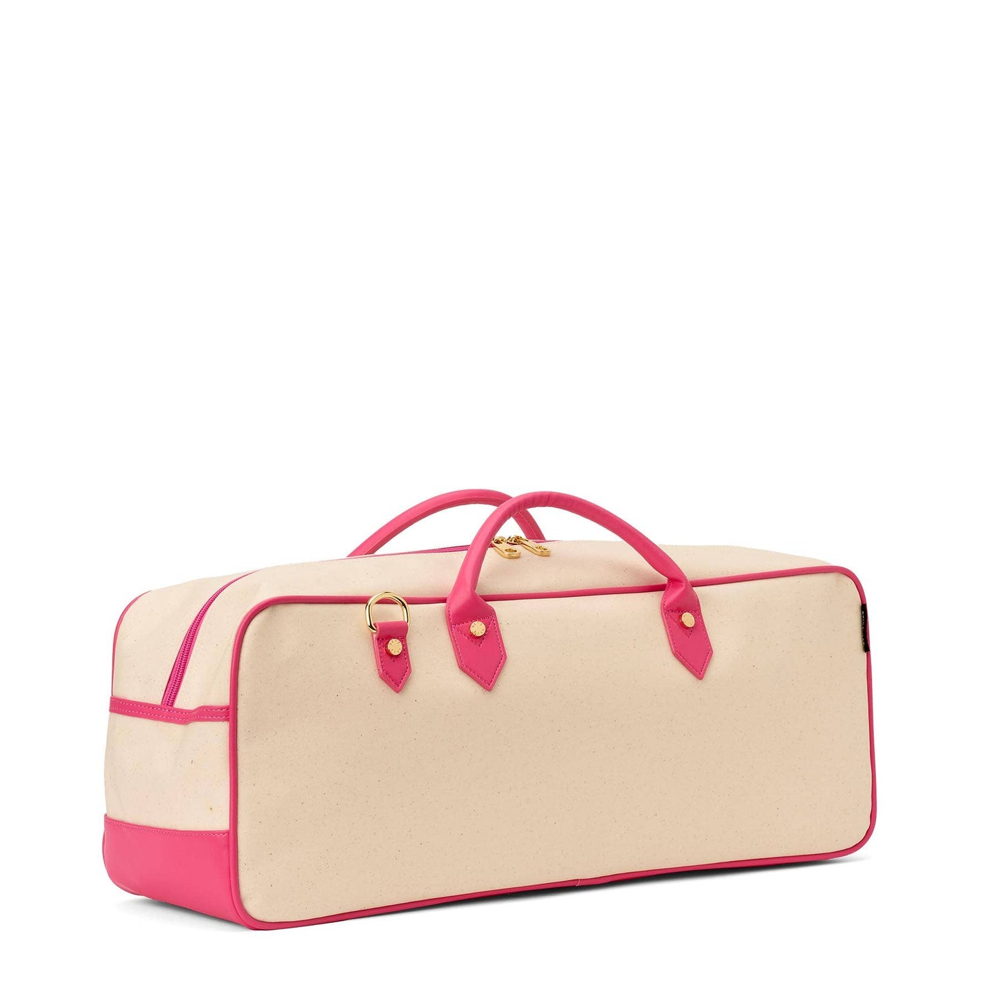 Boulevard - "Margo" Natural Mahjong Tote : PINK PUNCH