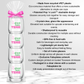 Fabuplates - Mahjong Stemless Tossware 4 ct Set Wine Glasses "It's About Bam Time"