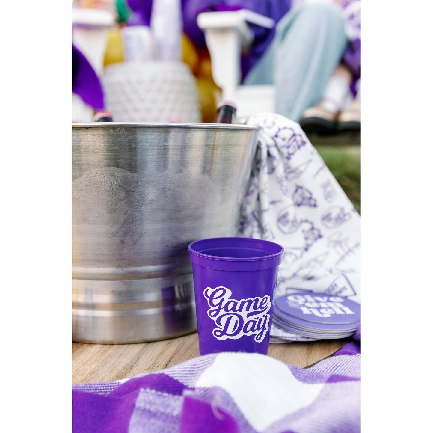 Victory Lap - Game Day Cups - Purple