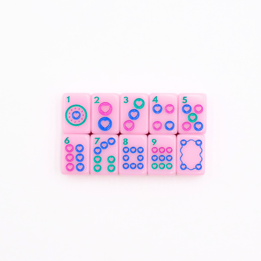 LIMITED TIME SALE  - My Fair Mahjong - MINI TRAVEL MAHJONG  |  Mini Anywhere Series  |  Pink