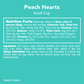 Peach Hearts Candy