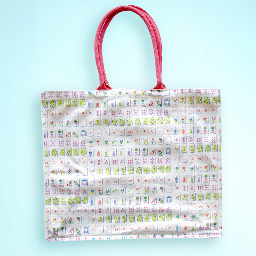 Taylor Paladino - Mahjong Tiles Tote Bag