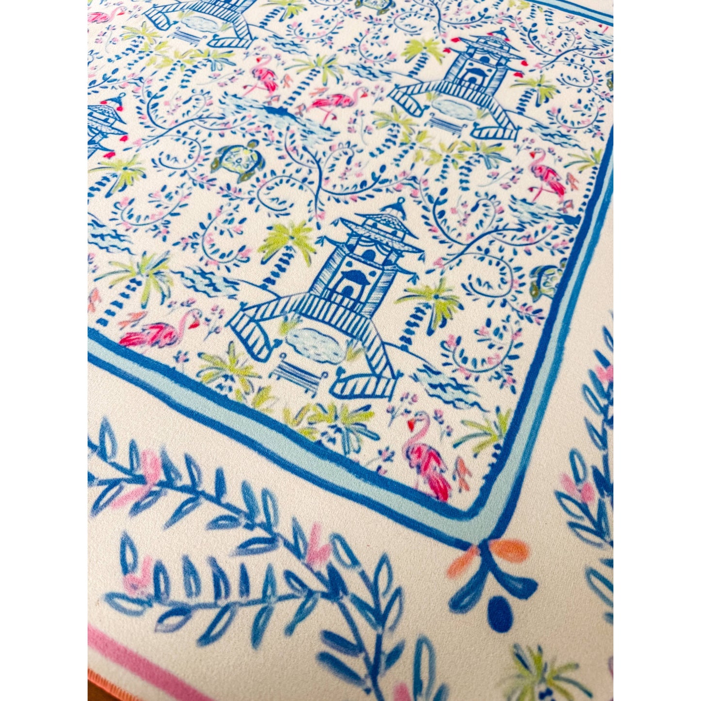 Britt Mills Design - Britt Mills Mahjong Mats (Non-Neoprene): Colorful Chinoiserie