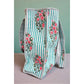 Nash Grey - Cottage Garden Blue Striped Tote Bag