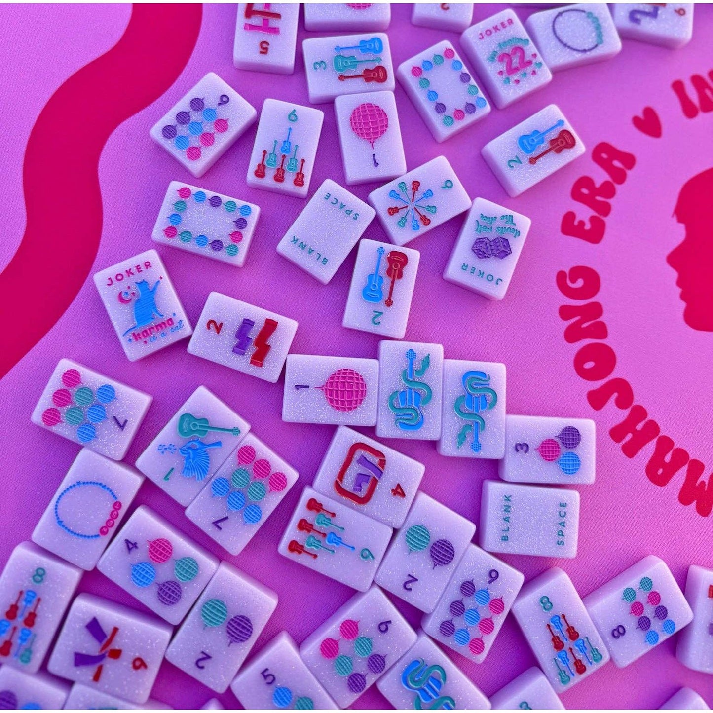 Peace Love Mahjong - Taylor's Tiles - Mahjong Set