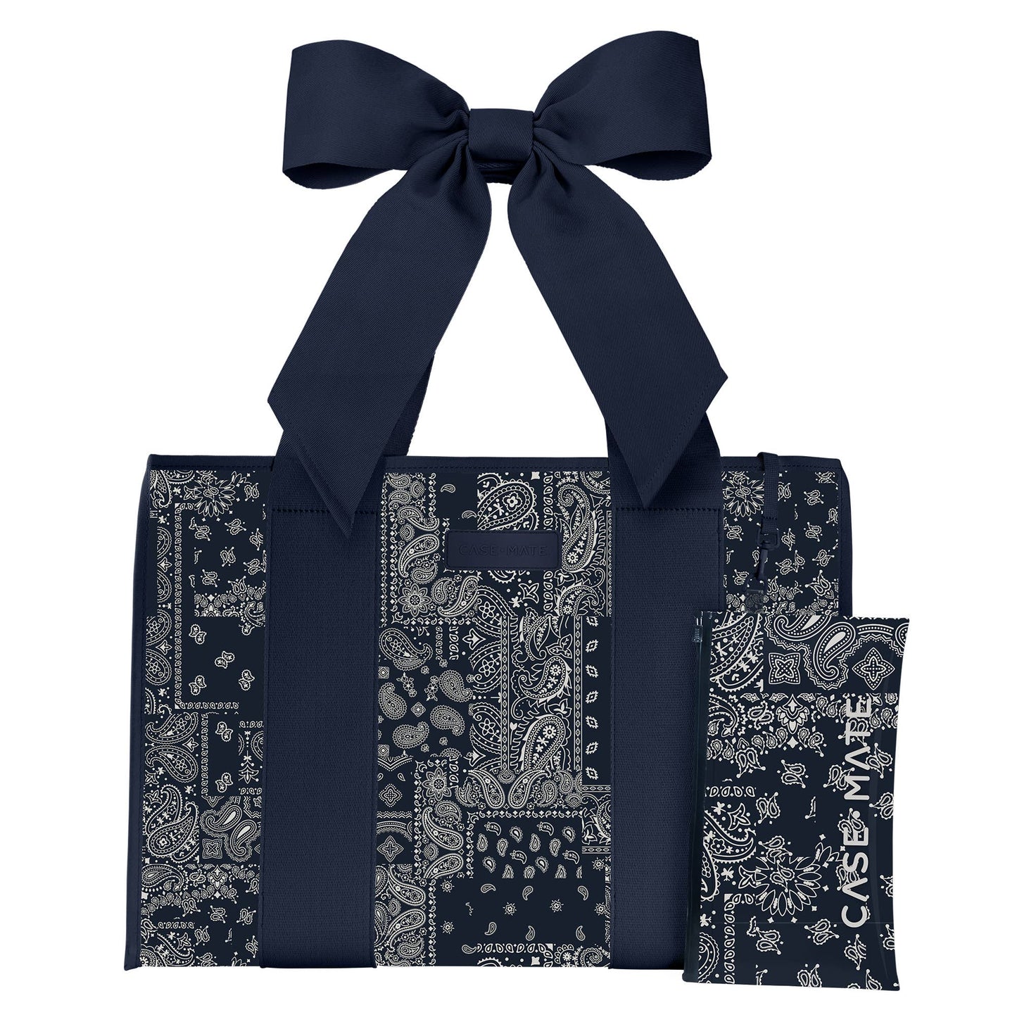 Navy Bandana Bow Jelly Tote Bag - Case-Mate