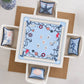 Anders Ruff Design Co. - Neoprene Coastal Charm Mahjong Mat – Beach Lake Nautical