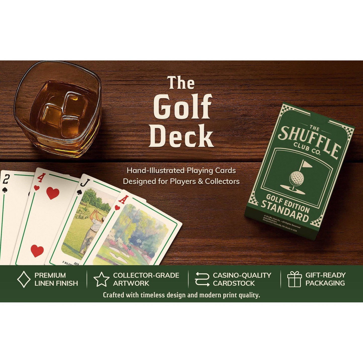 Shuffle Club Co - Golf Edition Playing Cards