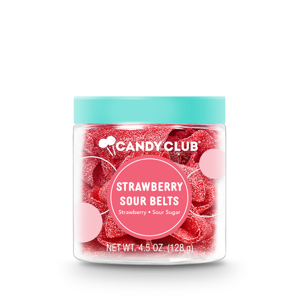 Strawberry Sour Belts Candy