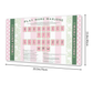 Anders Ruff Design Co. - Mahjong Practice Mat | Strategy, Charleston, Training,: Blue Palm