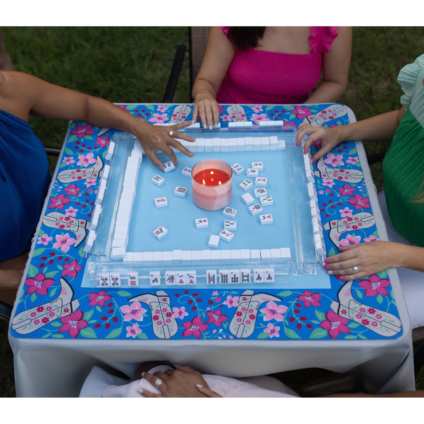 Hutch and Nook - Blue Cowboy Boot Mat