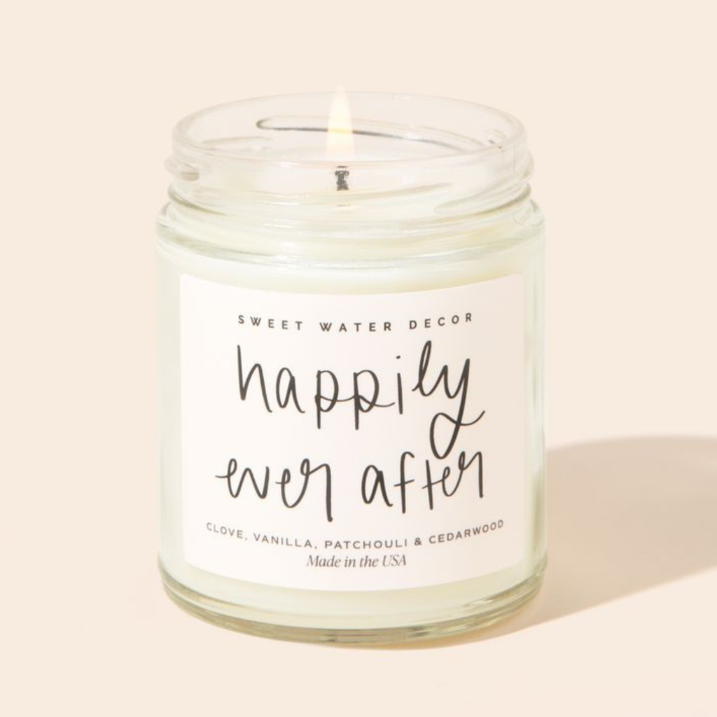 Happily Ever After 9 oz Soy Candle - Home Decor & Gifts