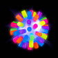4" LIGHT-UP RAINBOW SPIKY BALL