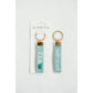 Gracefully Made Art - Zeta Tau Alpha Embroidered Keychain, Sorority