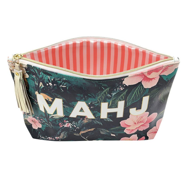 Santa Barbara Design Studio - Oil Cloth Pouch - Mahj Floral: