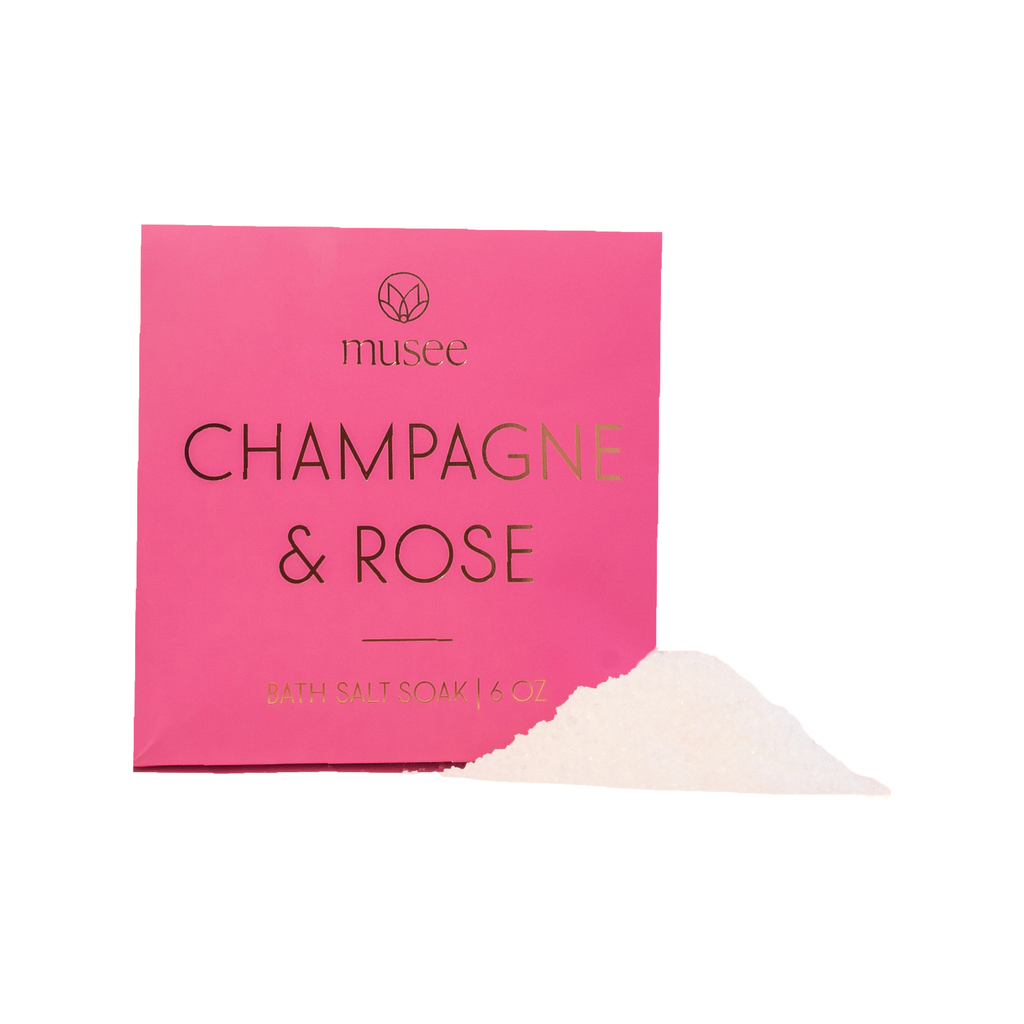 Champagne & Rose Mini Bath Salt Soak