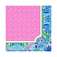 Anders Ruff Design Co. - NEOPRENE Palm Beach Collection Mahjong Mat |  Pink Cabana Blue