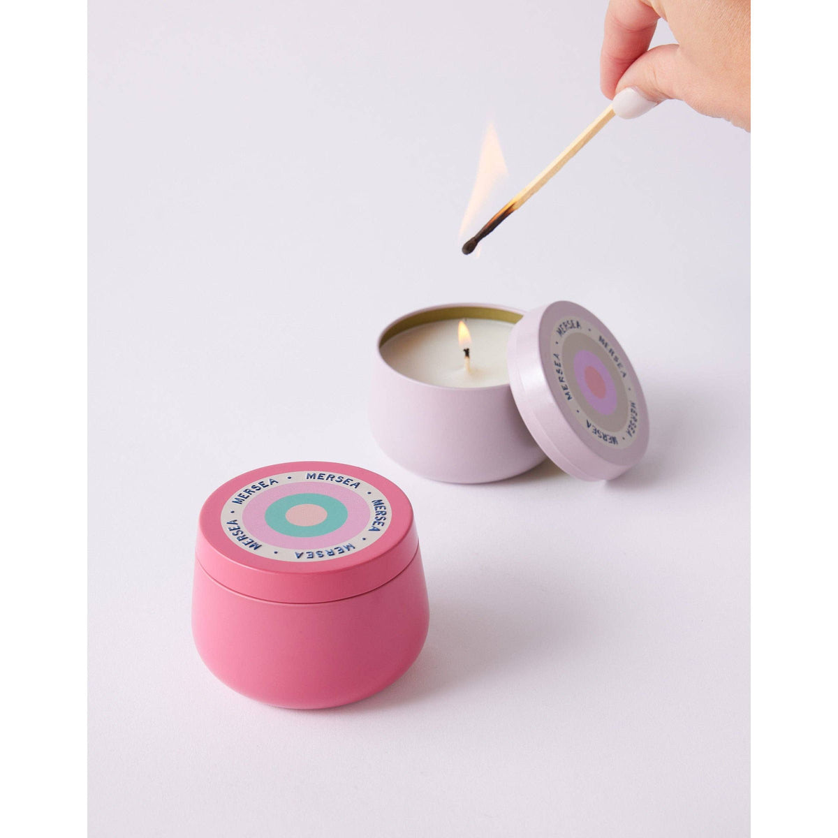 Cabana Flower Tin Candle: Cabana Flower - MERSEA