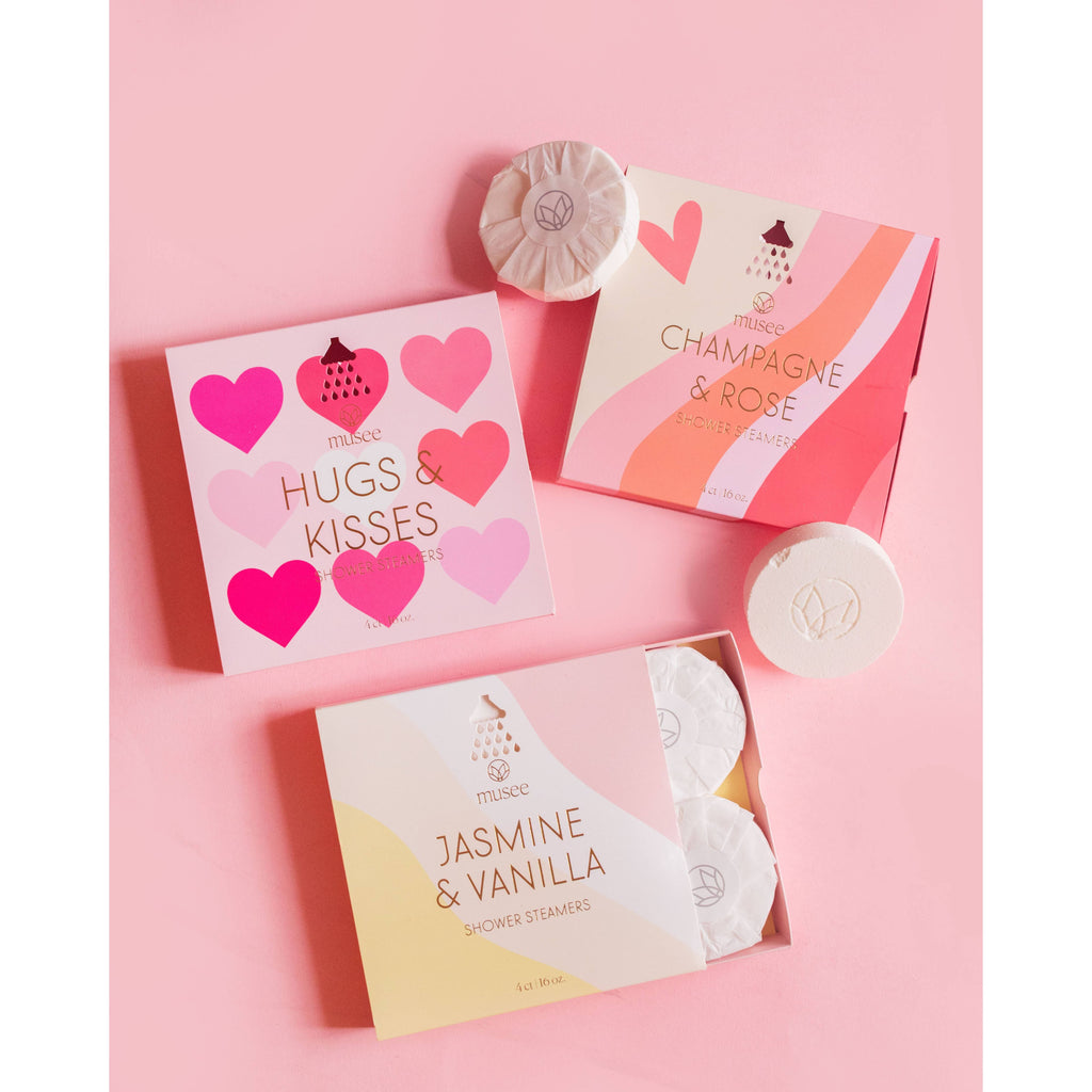 Champagne and Rose Shower Steamers