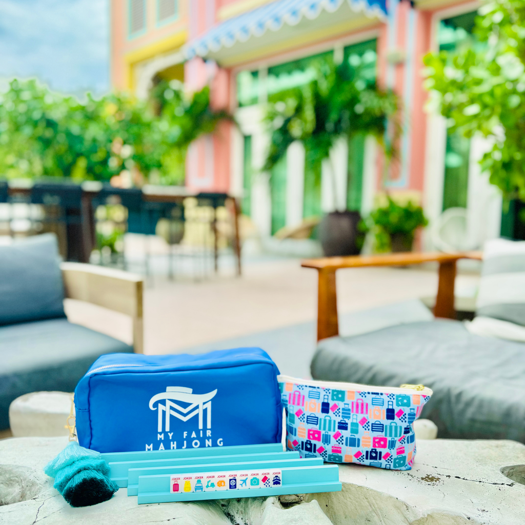 LIMITED TIME SALE - My Fair Mahjong - MINI ANYWHERE SERIES- Tiny Travel Mahjong Set