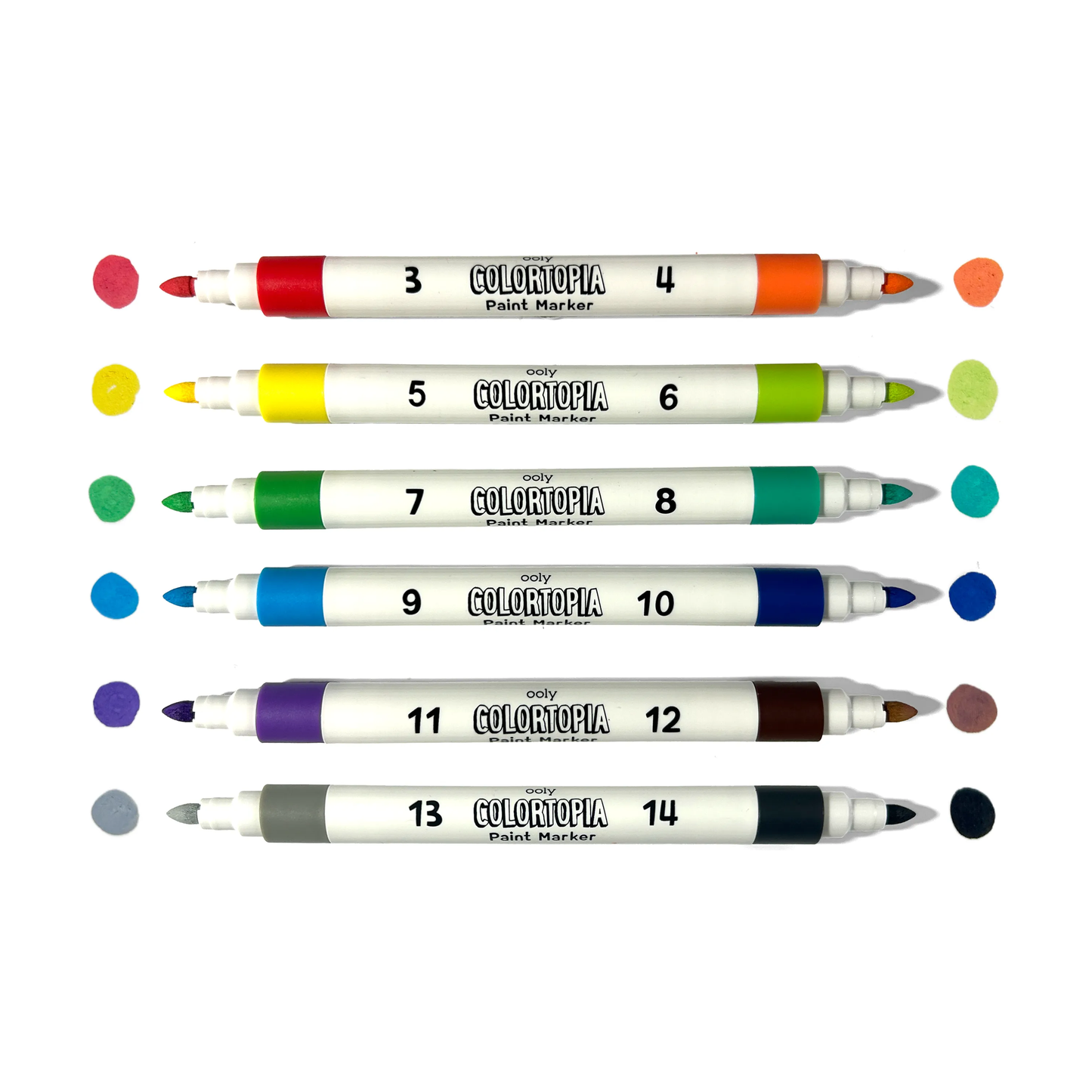 Colortopia Color by Number Paint Marker Kit - Epic Adventure