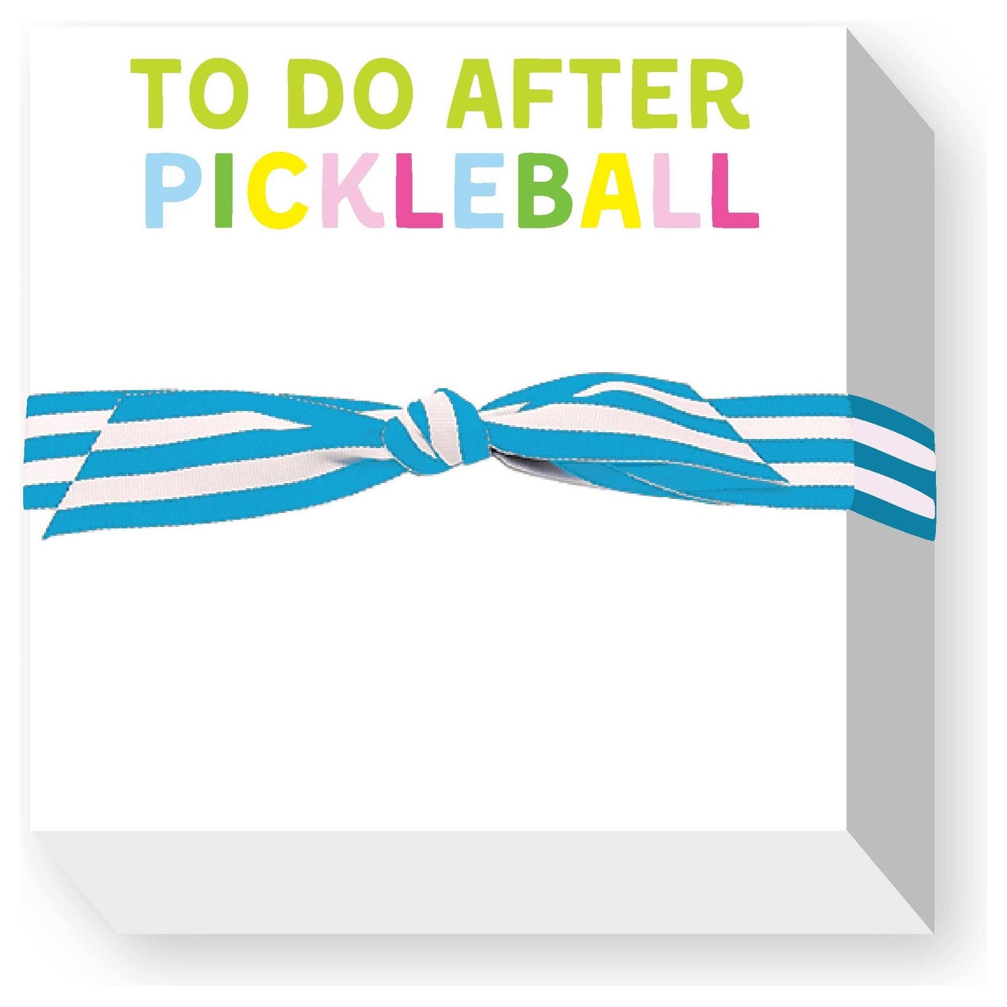 TO DO AFTER PICKLEBALL CHUBBIE NOTEPAD