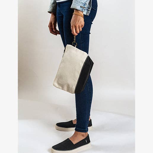 ShoreBags - All In Zip Top Pouch: Maroon / No Monogram
