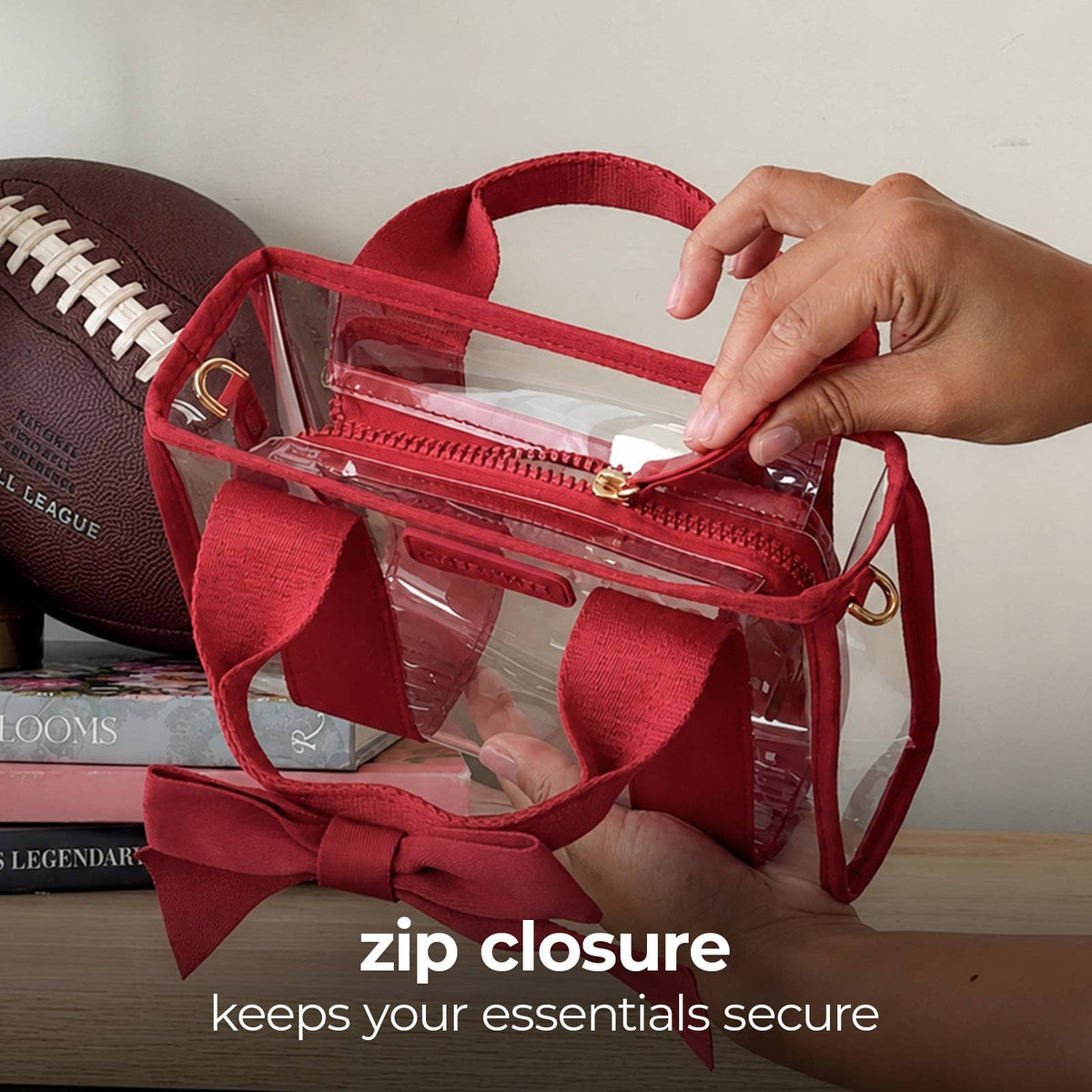Clear Stadium Bag: Midnight Black - Case-Mate
