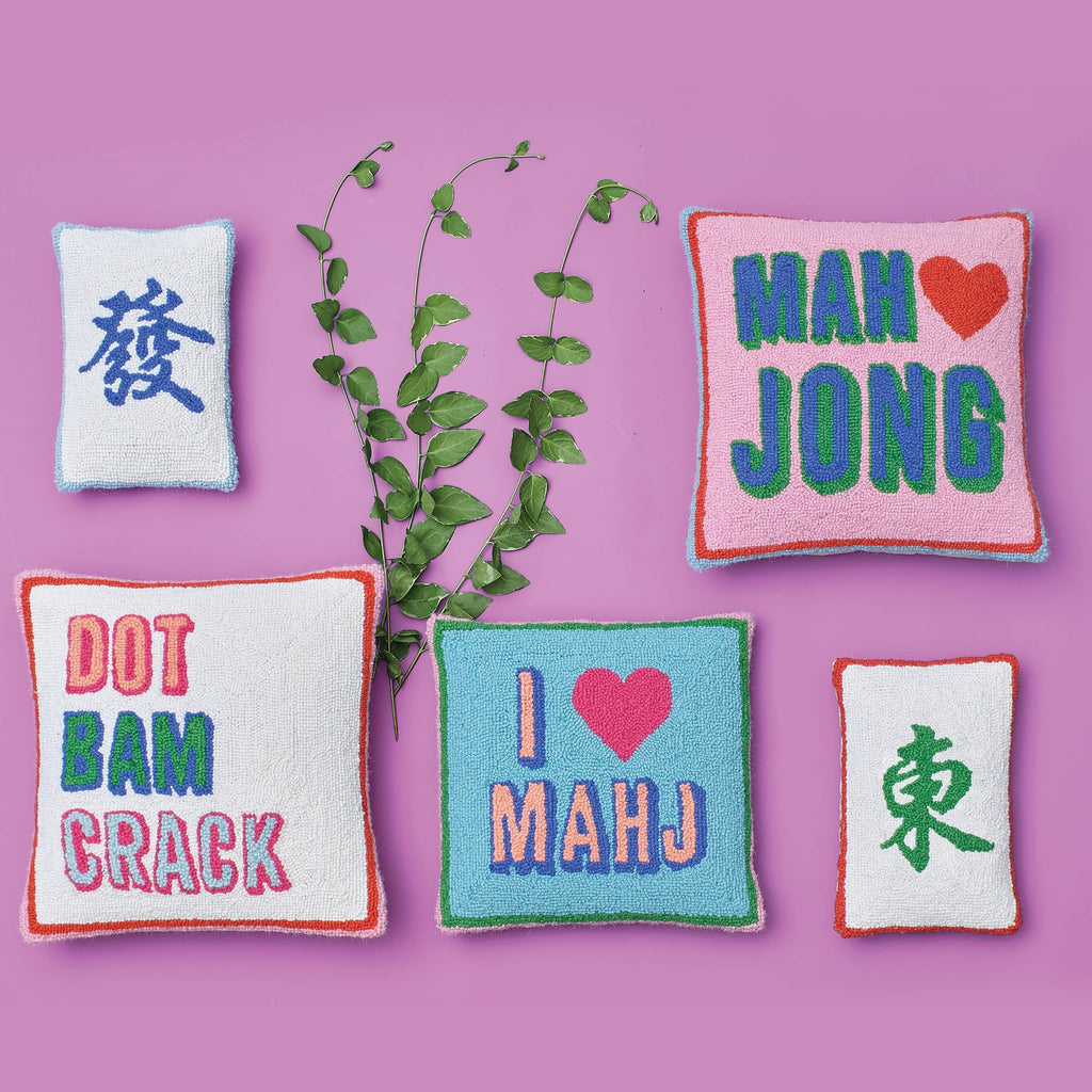 Peking Handicraft - I Love Mahj Hook Pillow