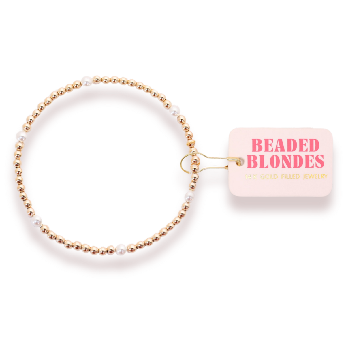 Madi Pearl Bracelet in Gold