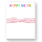 Donovan Designs - SORORITY GREEK RAINBOW MINI NOTEPAD: SIGMA KAPPA