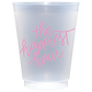 The Happiest Hour - Pink | Frosted Acrylic Cup