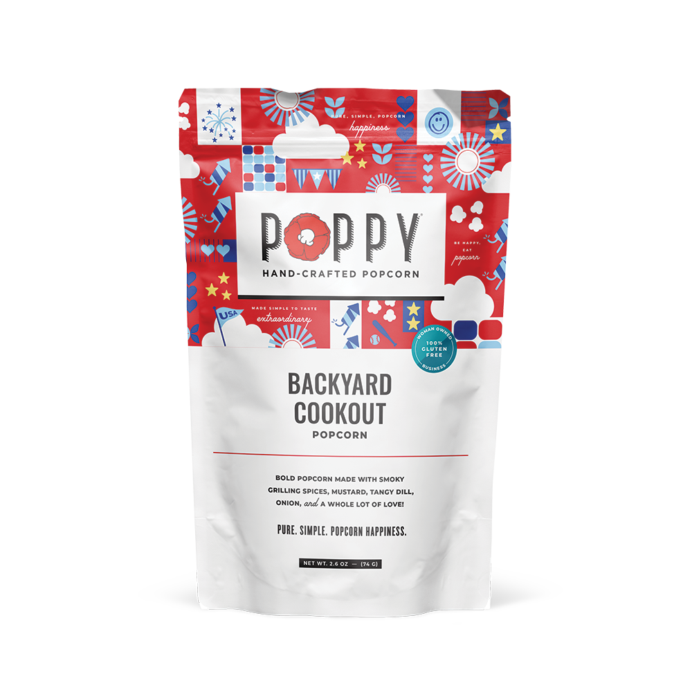 Poppy Hand-Crafted Popcorn - Backyard Cookout Popcorn