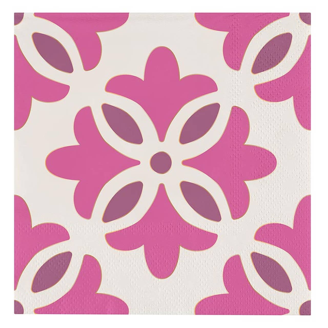Santa Barbara Design Studio by Creative Brands - Ceramic Napkin Tray + Napkins - Moroccan Tiles: Material